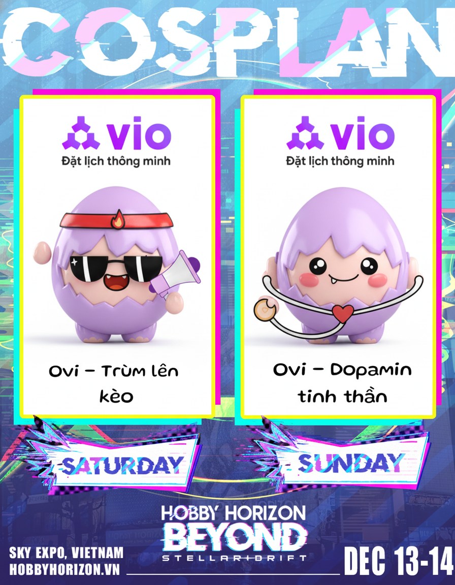 Vio App tại sự kiên Hobby Horizon Beyond 2025