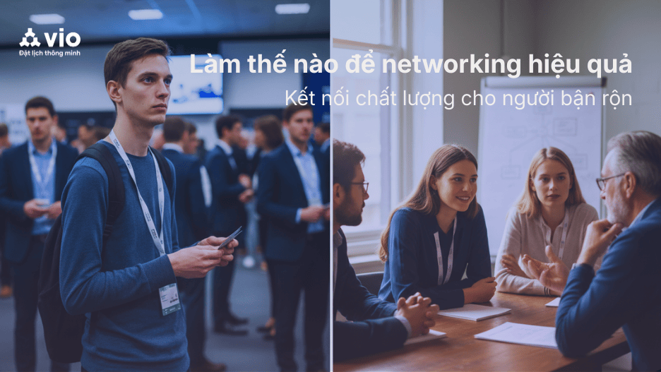 Làm thế nào để networking hiệu quả - Kết nối chất lượng cho người bận rộn