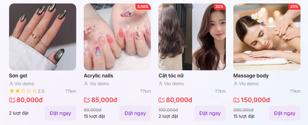 Đặt lịch dịch vụ